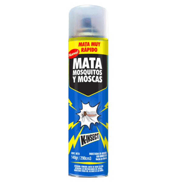 K-Insect Insecticida: Mata Moscas y Mosquitos al Instante Sin Mal Olor (290ml)